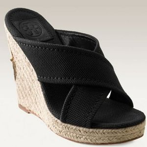 Tory Burch Espadrille wedge sandals sz9.5